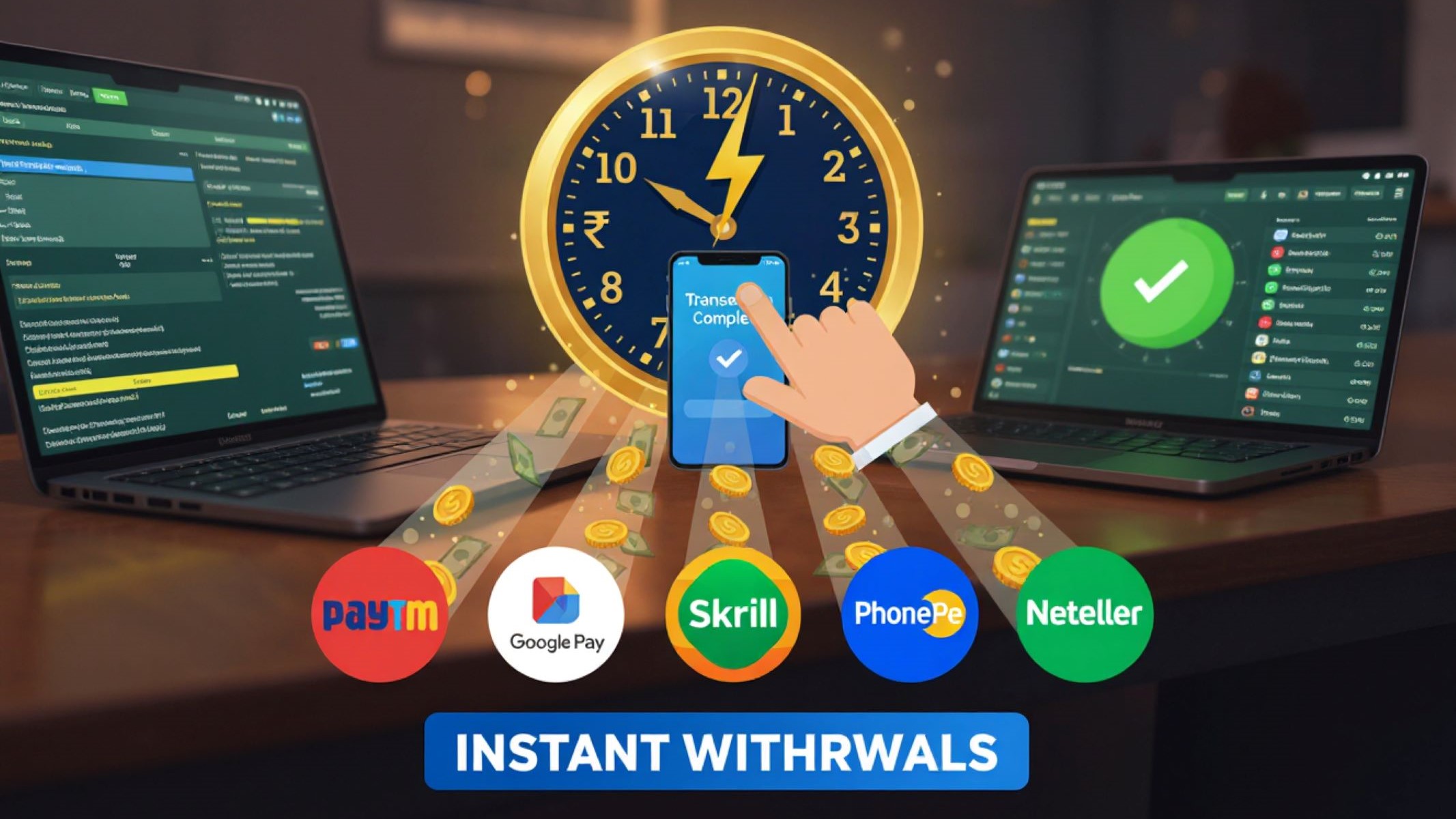 Fastest E-Wallet Withdrawals